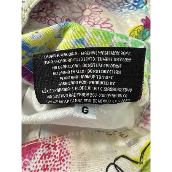 Ay Guey Jacket Youth XS Floral Print‎ Denim - Picture 8 of 9